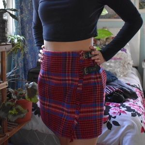 Plaid Skirt